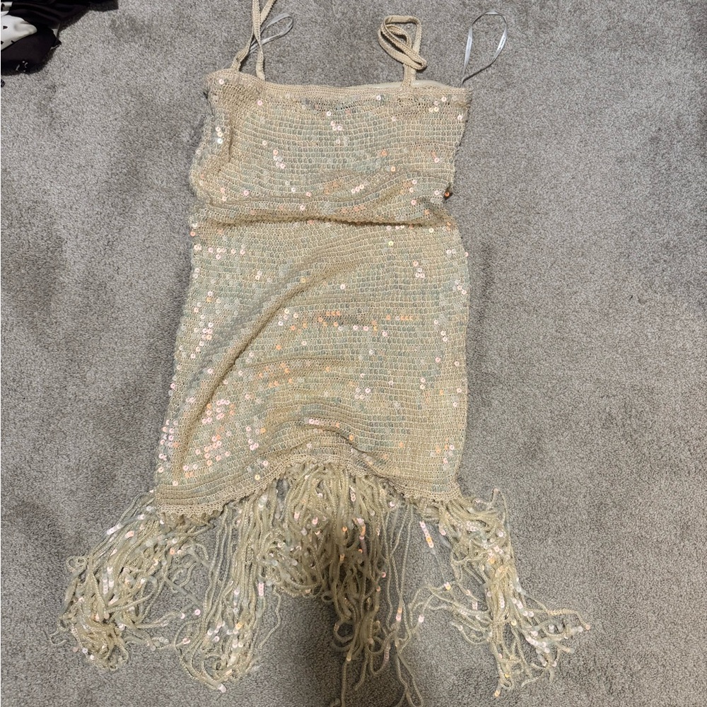 Retrofete Cream Knit Top